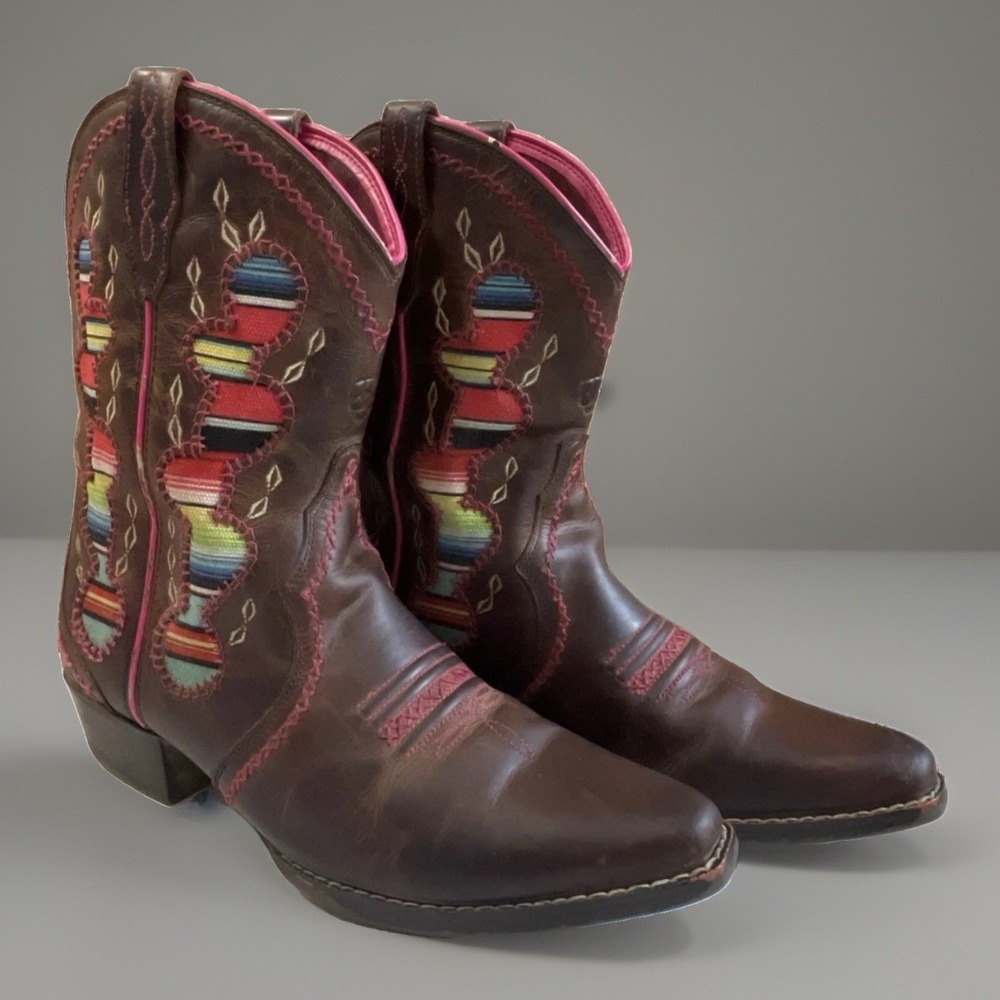 Ariat Desert Diva Cowgirl Boots Sz 6 Western Style Leather Ladies/Teen